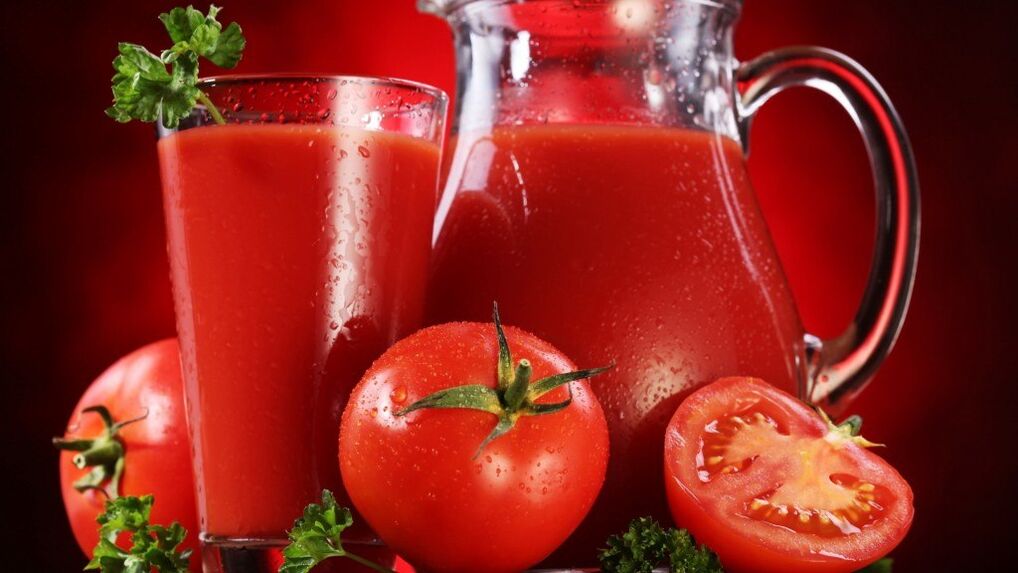 При панкреатиті поза загостренням корисний свіжий томатний сік